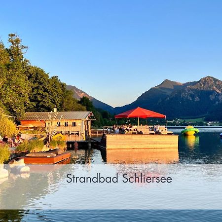 Seenaehe-Seeblick-Bergblick-Bio, Natur, Bleibe Am Berg Schliersee Exteriör bild